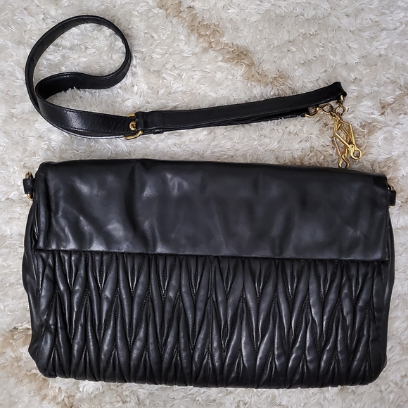 miu miu matelasse crossbody flap bag/clutch - Picture 3 of 15